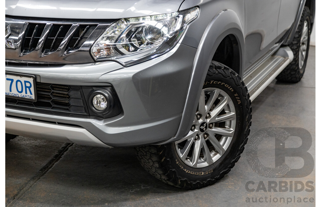 12/2016 Mitsubishi Triton GLS (4x4) MQ MY17 Dual Cab Utility Titanium Grey Metallic Turbo Diesel 2.4L