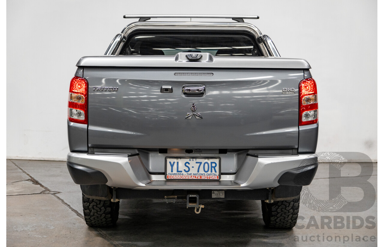 12/2016 Mitsubishi Triton GLS (4x4) MQ MY17 Dual Cab Utility Titanium Grey Metallic Turbo Diesel 2.4L