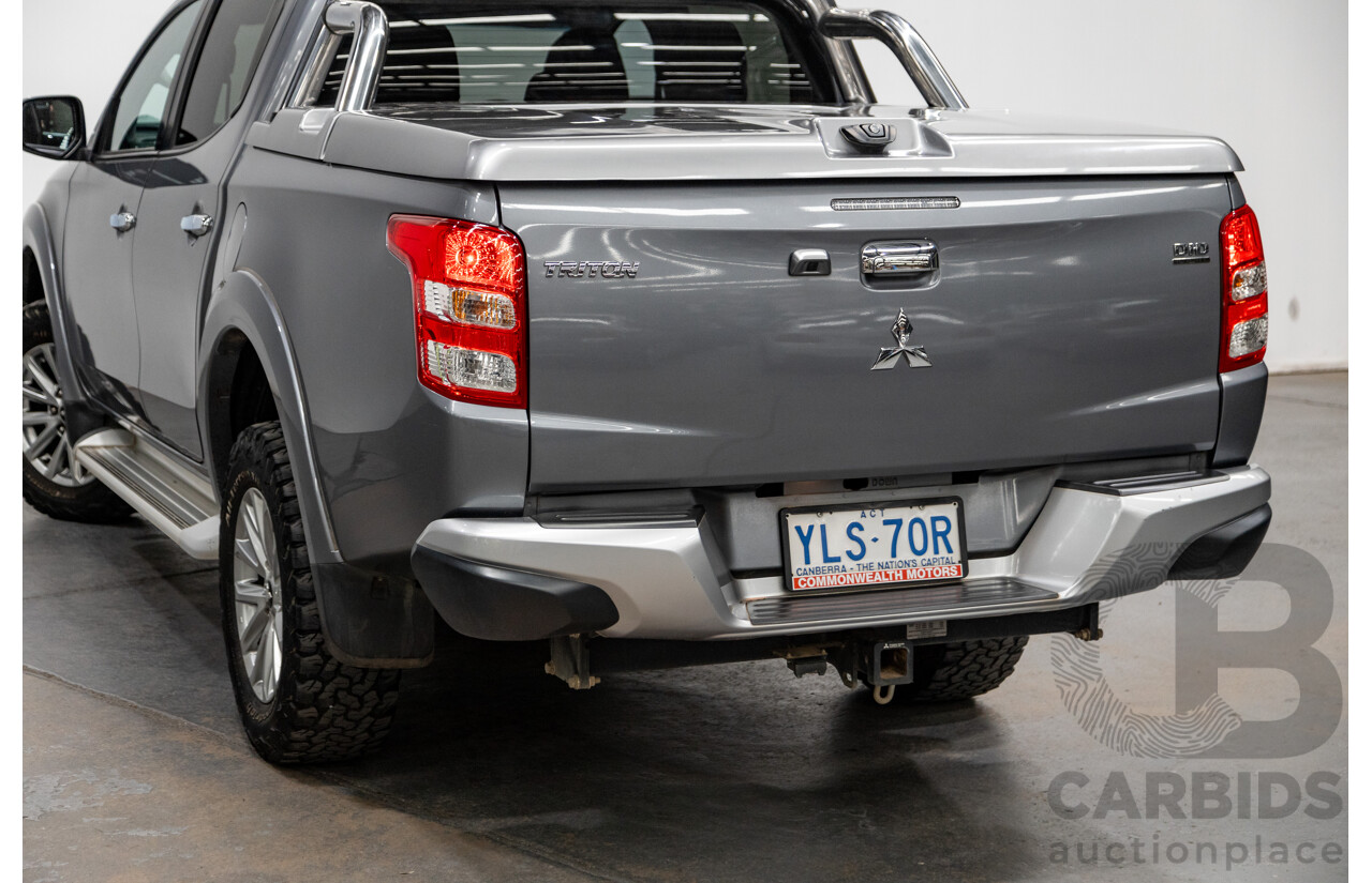 12/2016 Mitsubishi Triton GLS (4x4) MQ MY17 Dual Cab Utility Titanium Grey Metallic Turbo Diesel 2.4L