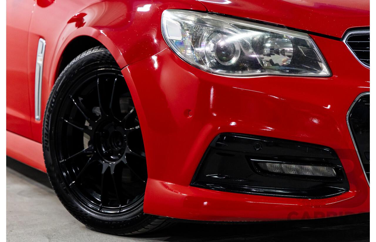 9/2014 Holden Commodore SV6 VF 4d Sedan Redhot Red V6 3.6L