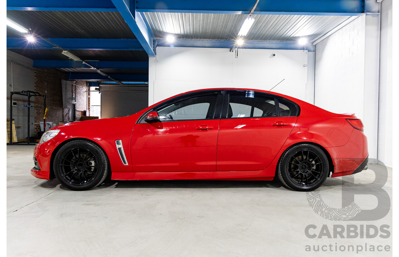 9/2014 Holden Commodore SV6 VF 4d Sedan Redhot Red V6 3.6L