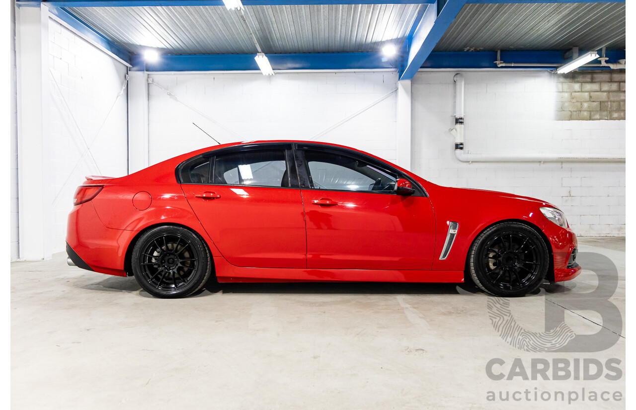 9/2014 Holden Commodore SV6 VF 4d Sedan Redhot Red V6 3.6L