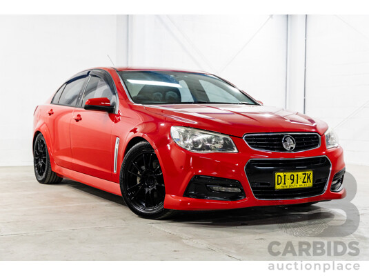 9/2014 Holden Commodore SV6 VF 4d Sedan Redhot Red V6 3.6L