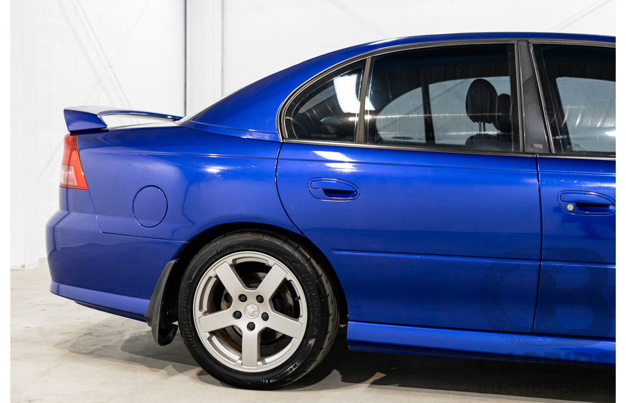 4/2005 Holden Commodore SV8 VZ 05 Upgrade 4d Sedan Impulse Blue Metallic V8 5.7L