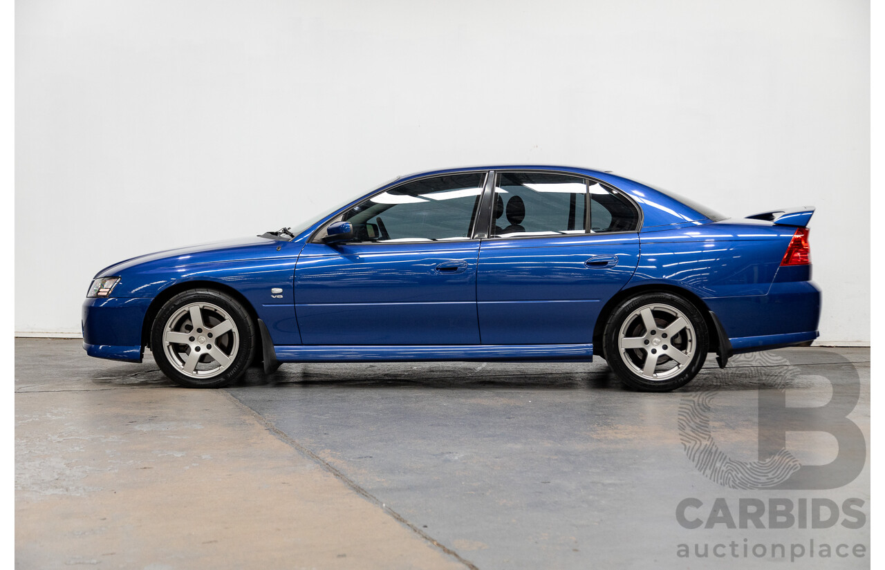 4/2005 Holden Commodore SV8 VZ 05 Upgrade 4d Sedan Impulse Blue Metallic V8 5.7L