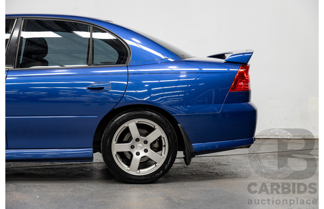 4/2005 Holden Commodore SV8 VZ 05 Upgrade 4d Sedan Impulse Blue Metallic V8 5.7L