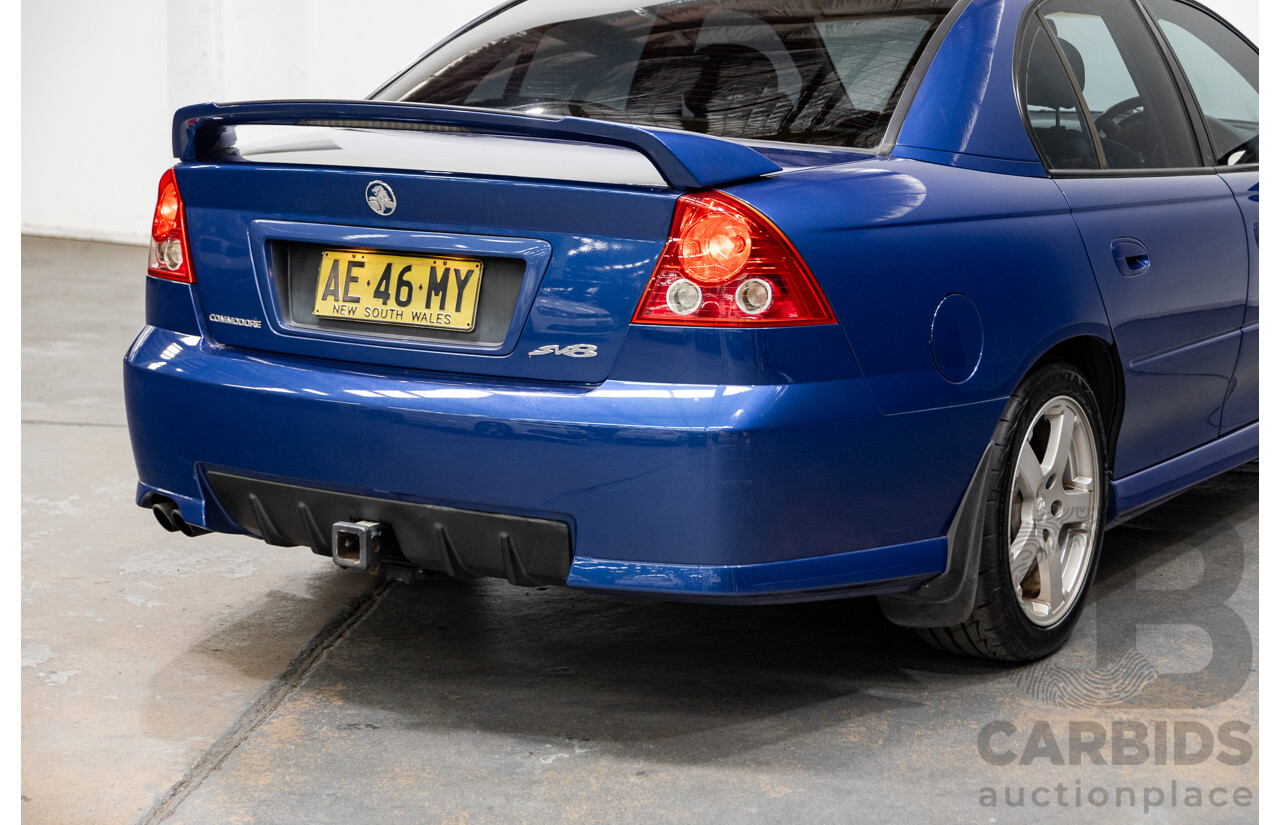 4/2005 Holden Commodore SV8 VZ 05 Upgrade 4d Sedan Impulse Blue Metallic V8 5.7L