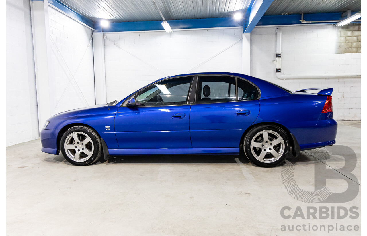 4/2005 Holden Commodore SV8 VZ 05 Upgrade 4d Sedan Impulse Blue Metallic V8 5.7L