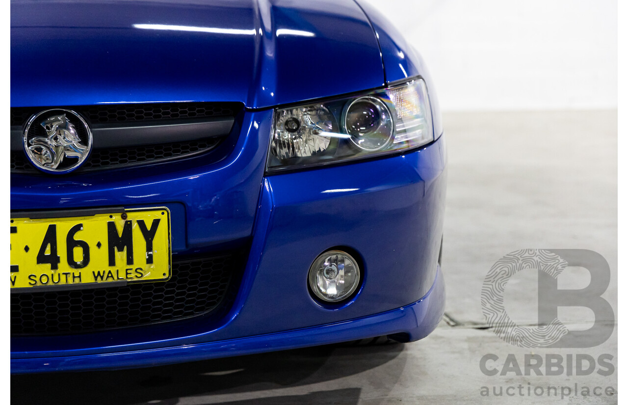 4/2005 Holden Commodore SV8 VZ 05 Upgrade 4d Sedan Impulse Blue Metallic V8 5.7L