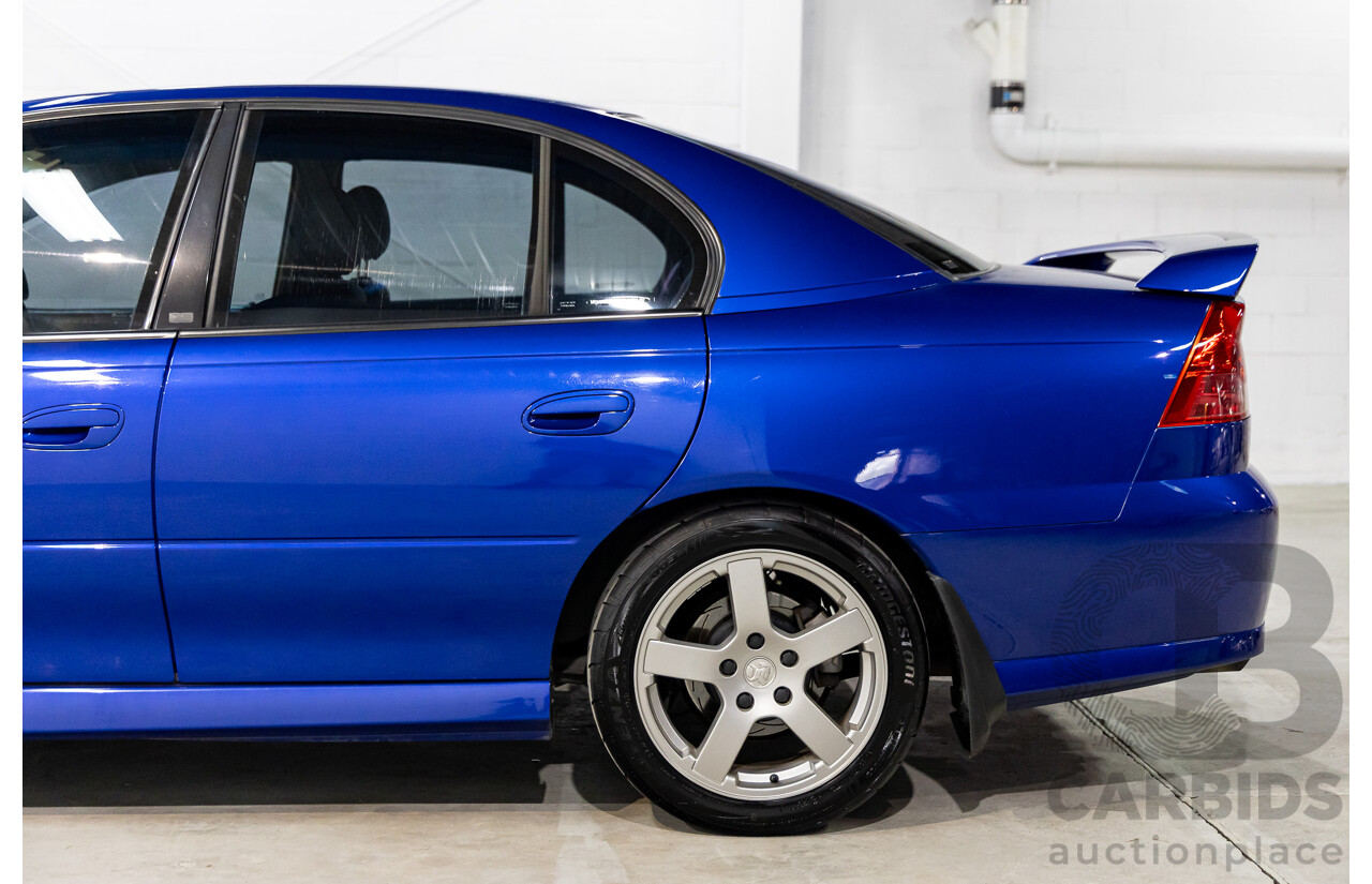 4/2005 Holden Commodore SV8 VZ 05 Upgrade 4d Sedan Impulse Blue Metallic V8 5.7L