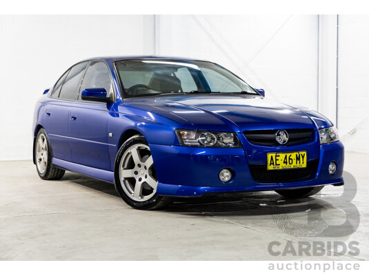 4/2005 Holden Commodore SV8 VZ 05 Upgrade 4d Sedan Impulse Blue Metallic V8 5.7L