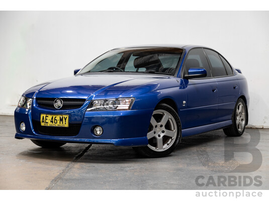 4/2005 Holden Commodore SV8 VZ 05 Upgrade 4d Sedan Impulse Blue Metallic V8 5.7L