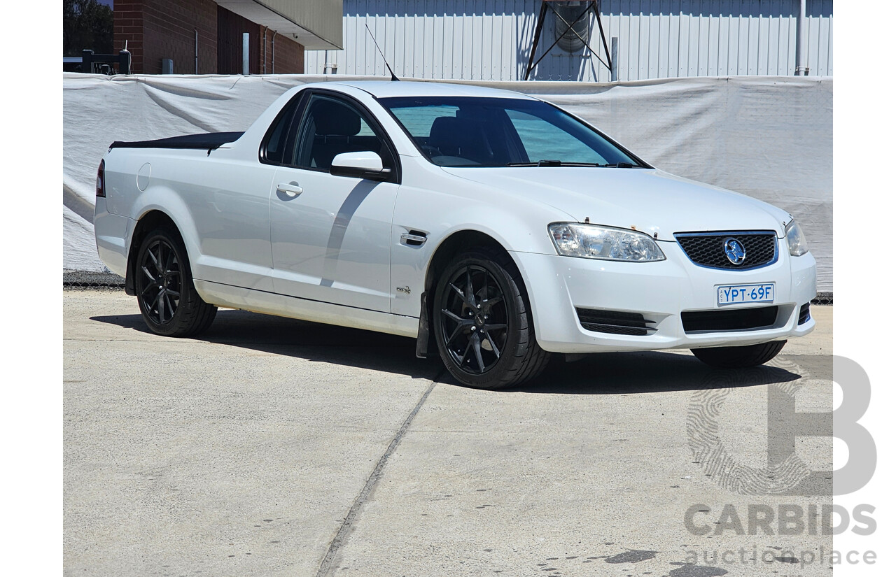 3/2011 Holden Commodore Omega VE II Utility White 3.0L