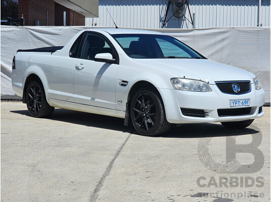 3/2011 Holden Commodore Omega VE II Utility White 3.0L