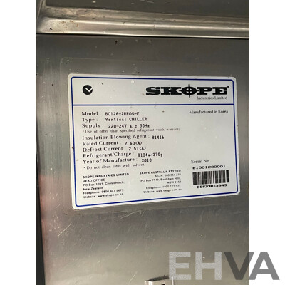 Skope Centaur Series Double Door Upright Storage Fridge – 1032 Litre