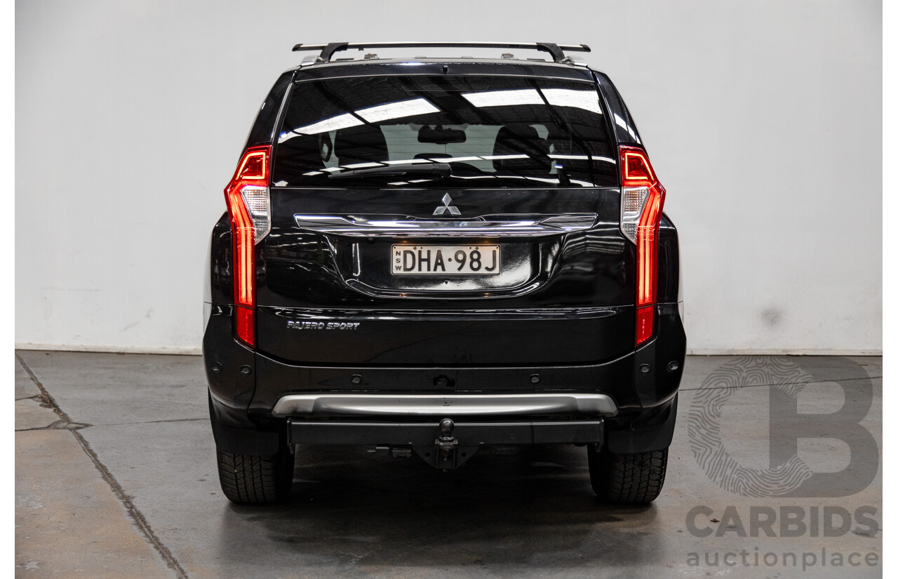 12/2015 Mitsubishi Pajero Sport Exceed (4x4) QE MY16 4d Wagon Black Pearl Turbo Diesel 2.4L