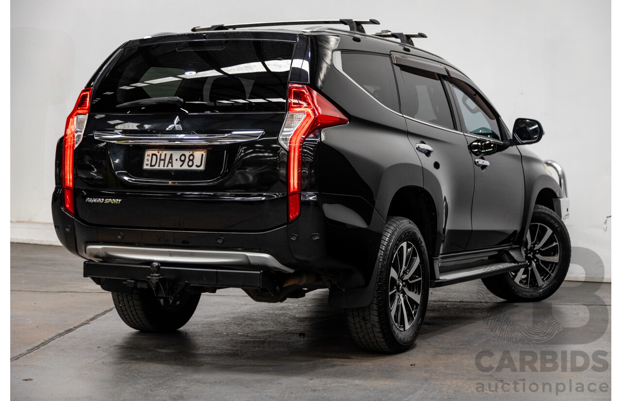 12/2015 Mitsubishi Pajero Sport Exceed (4x4) QE MY16 4d Wagon Black Pearl Turbo Diesel 2.4L