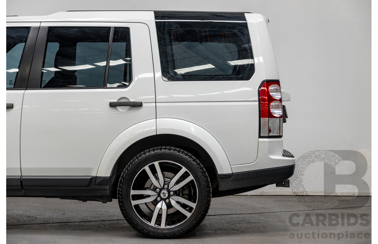 10/2012 Land Rover Discovery 4 3.0 SDV6 SE (4x4) MY12 4d Wagon Fuji White Twin Turbo Diesel V6 3.0L - 7 Seater