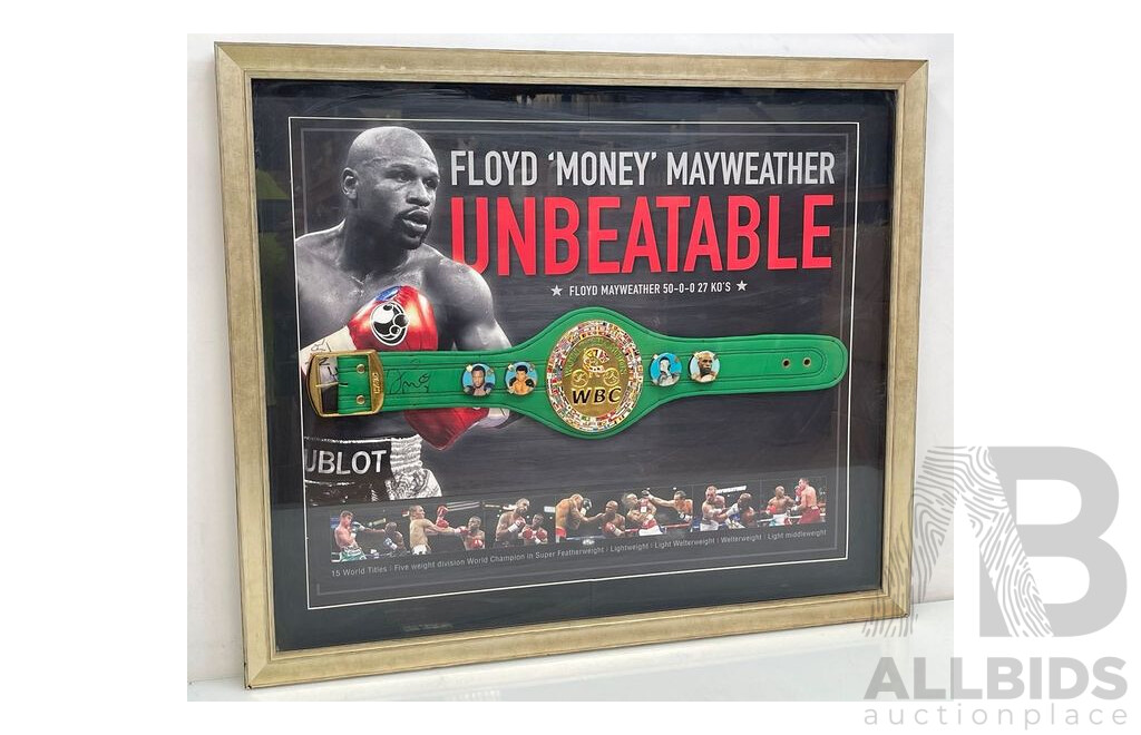 Floyd Mayweather Signed WBC Belt