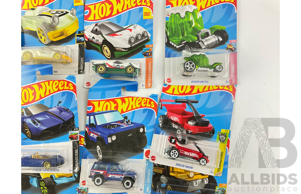 Twenty Boxed Hot Wheels Including HW Rescue, Experimotors, HW Track Champs, Sky Show, Retro Racers