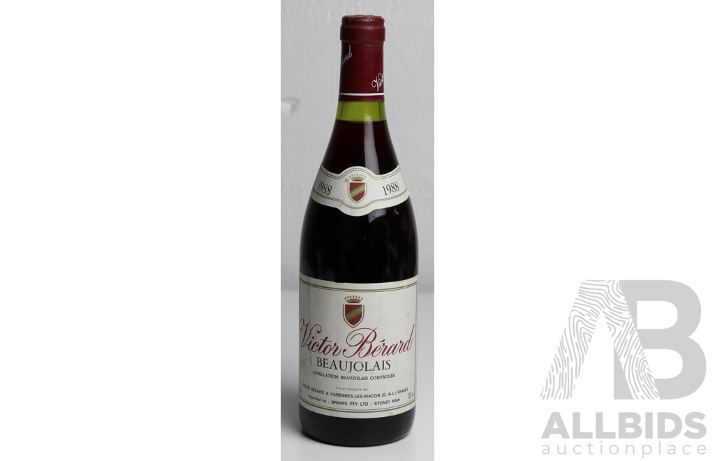 Victor Berard Beaujolais Vintage 1988