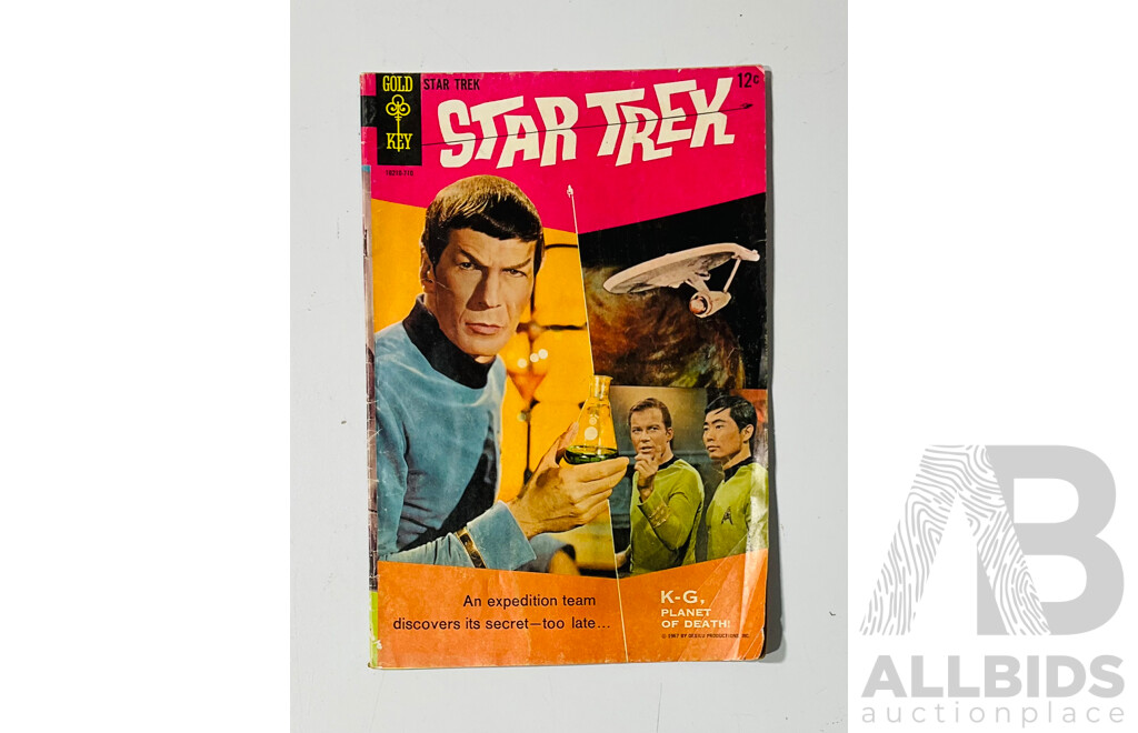 Rare October 1967 Gold Key Number 1 Star Trek Comic