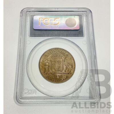 Australian 1945 Silver Florin, PCGS MS61