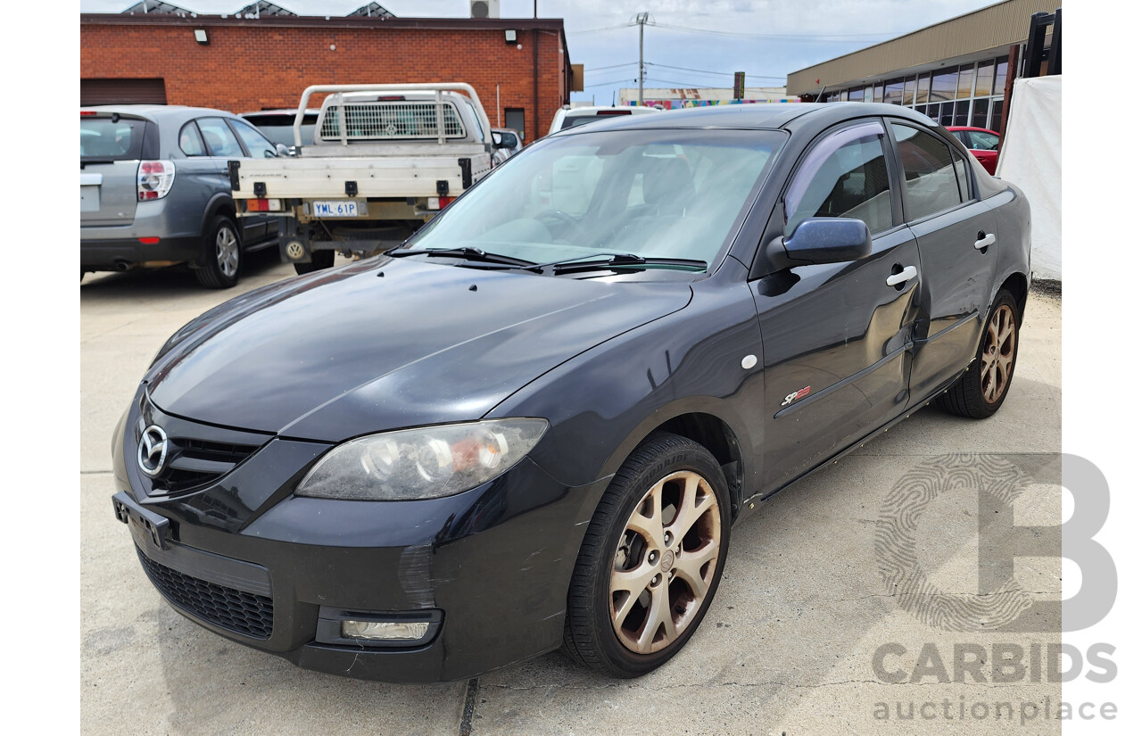 8/2006 Mazda Mazda3 SP23 BK MY06 UPGRADE 4d Sedan Black 2.3L