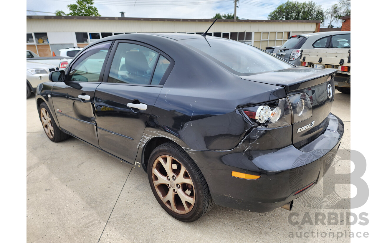 8/2006 Mazda Mazda3 SP23 BK MY06 UPGRADE 4d Sedan Black 2.3L