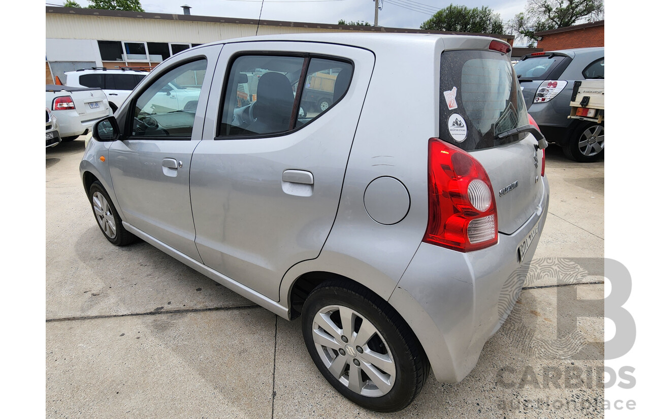 6/2010 Suzuki Alto GL GF 5d Hatchback Silver Or Chrome 1.0L