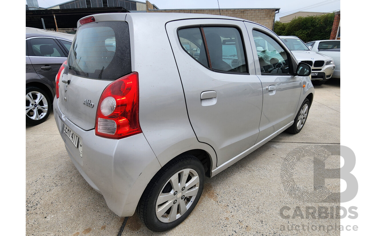 6/2010 Suzuki Alto GL GF 5d Hatchback Silver Or Chrome 1.0L