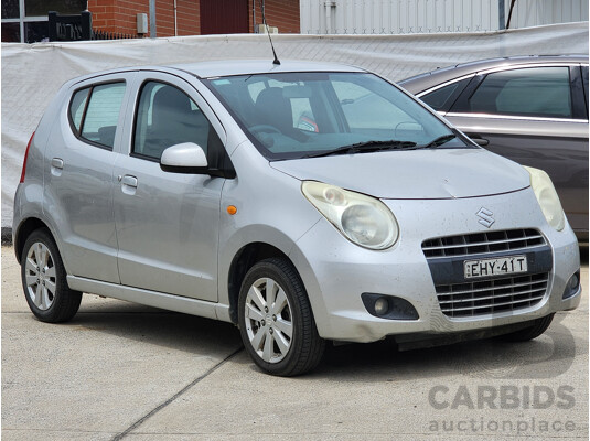 6/2010 Suzuki Alto GL GF 5d Hatchback Silver Or Chrome 1.0L