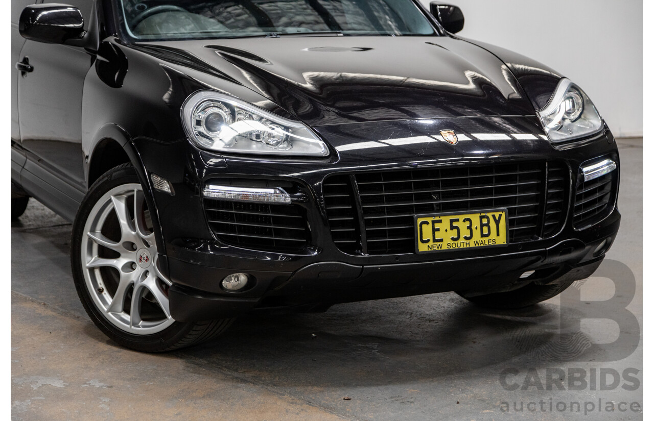 5/2007 Porsche Cayenne Turbo (AWD) MY07 4d Wagon Basalt Black Metallic Twin Turbo V8 4.8L