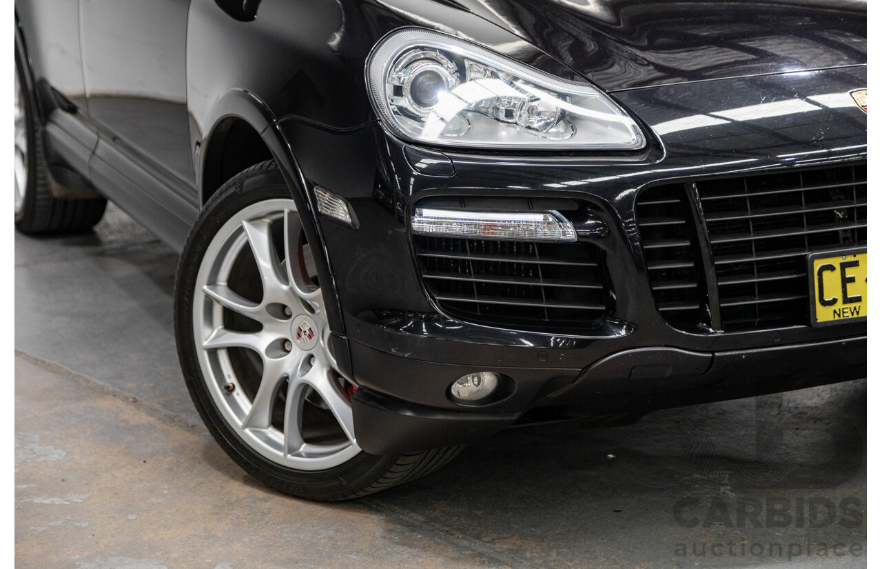 5/2007 Porsche Cayenne Turbo (AWD) MY07 4d Wagon Basalt Black Metallic Twin Turbo V8 4.8L