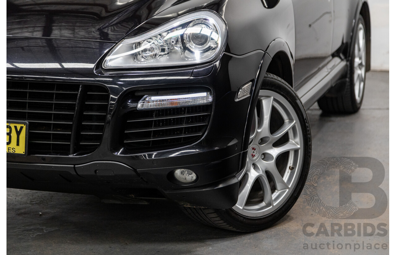 5/2007 Porsche Cayenne Turbo (AWD) MY07 4d Wagon Basalt Black Metallic Twin Turbo V8 4.8L