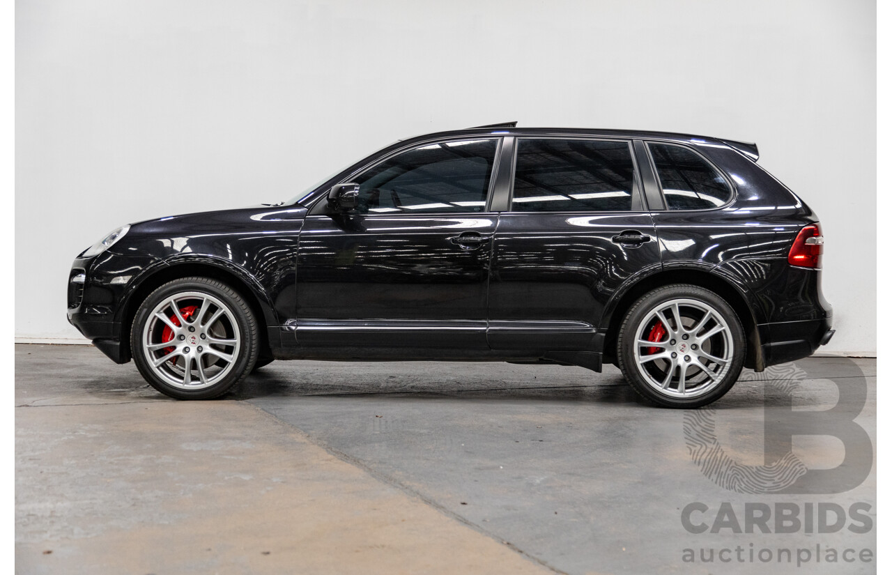 5/2007 Porsche Cayenne Turbo (AWD) MY07 4d Wagon Basalt Black Metallic Twin Turbo V8 4.8L