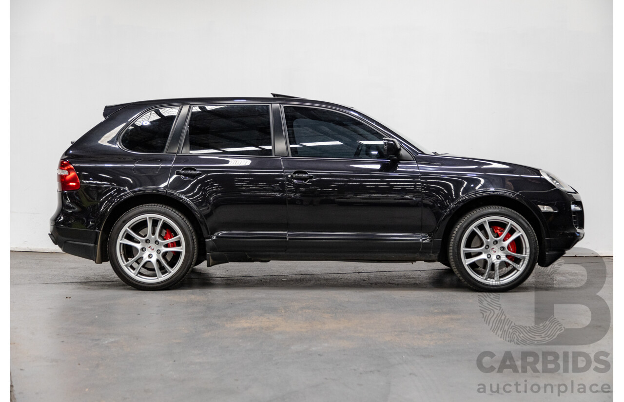 5/2007 Porsche Cayenne Turbo (AWD) MY07 4d Wagon Basalt Black Metallic Twin Turbo V8 4.8L