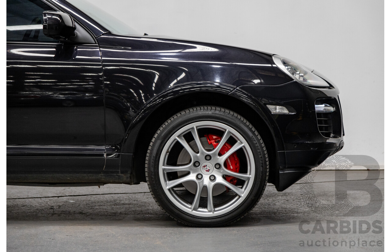 5/2007 Porsche Cayenne Turbo (AWD) MY07 4d Wagon Basalt Black Metallic Twin Turbo V8 4.8L