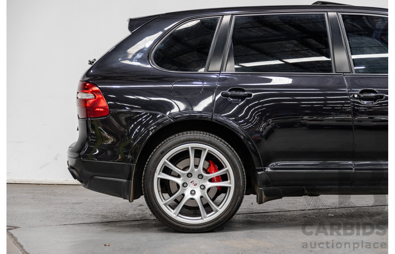 5/2007 Porsche Cayenne Turbo (AWD) MY07 4d Wagon Basalt Black Metallic Twin Turbo V8 4.8L