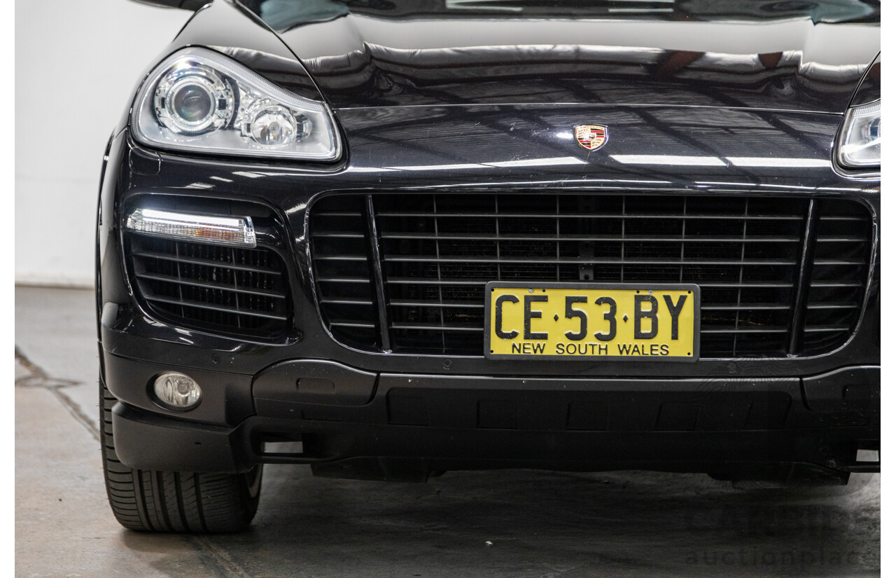 5/2007 Porsche Cayenne Turbo (AWD) MY07 4d Wagon Basalt Black Metallic Twin Turbo V8 4.8L