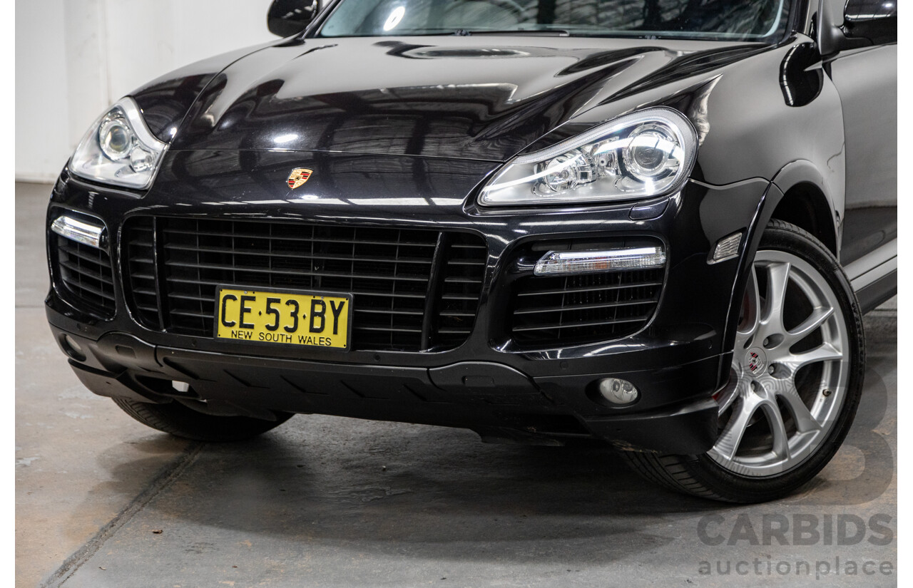 5/2007 Porsche Cayenne Turbo (AWD) MY07 4d Wagon Basalt Black Metallic Twin Turbo V8 4.8L