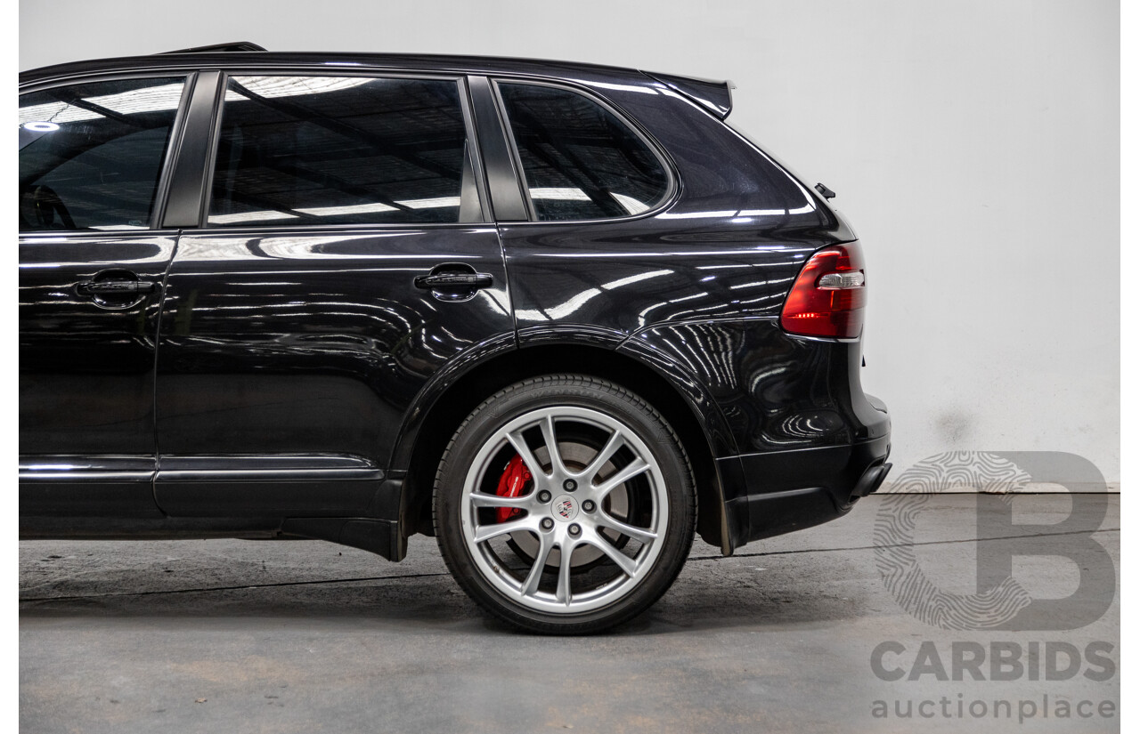 5/2007 Porsche Cayenne Turbo (AWD) MY07 4d Wagon Basalt Black Metallic Twin Turbo V8 4.8L