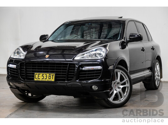 5/2007 Porsche Cayenne Turbo (AWD) MY07 4d Wagon Basalt Black Metallic Twin Turbo V8 4.8L