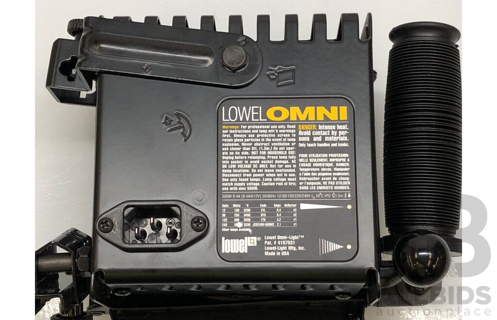 Lowel Omni-Light and Lowel Tota-Light Flood Light Kit