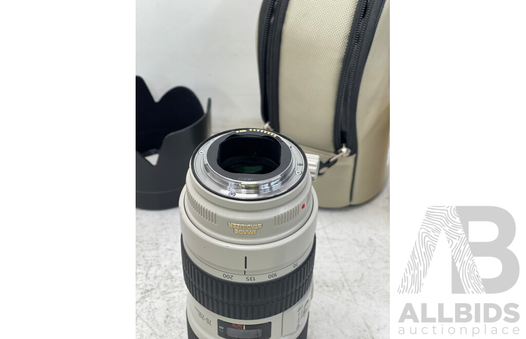 Canon 70-200mm 1:2.8 L Telephoto Lens