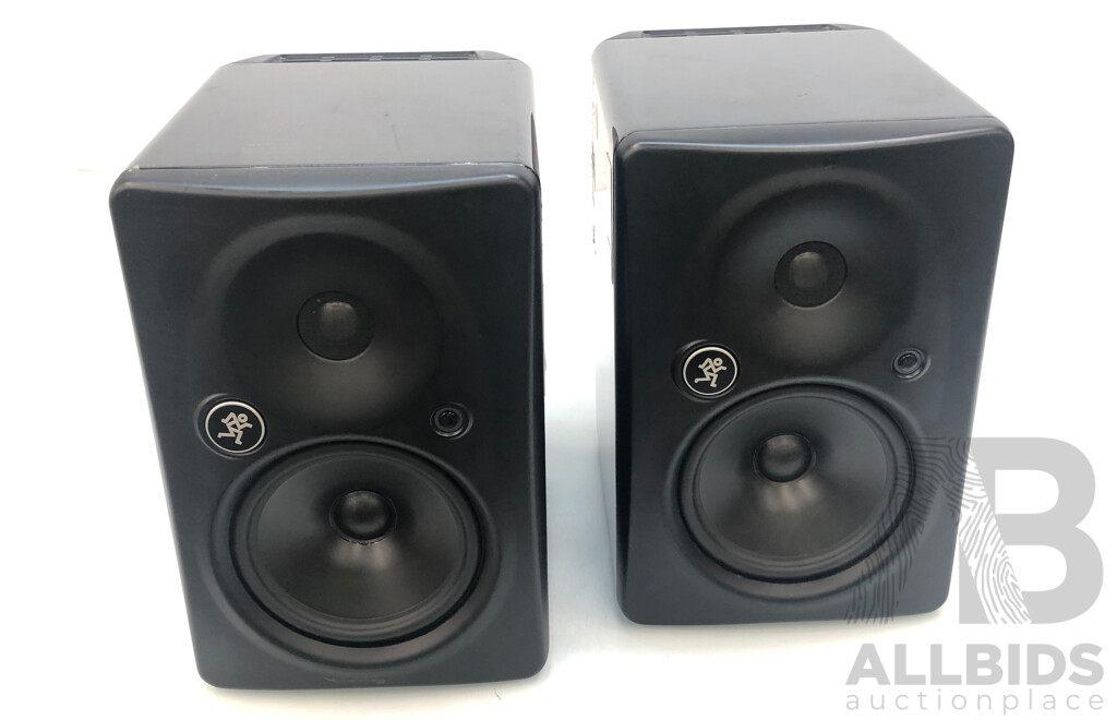 Mackie HR624 MK II Active Studio Monitor Speakers  -  Lot of Two