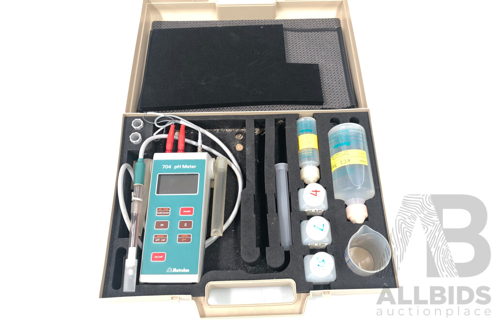 Metrohm 704 PH Meter Kit