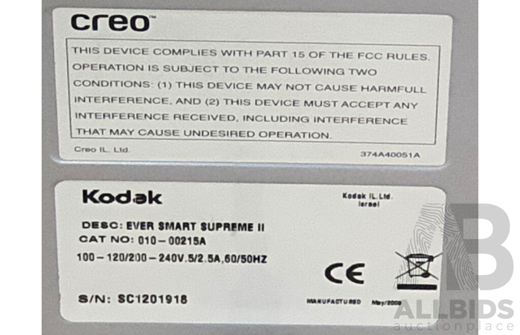 Kodak Ever Smart Supreme II Flatbed Scanner