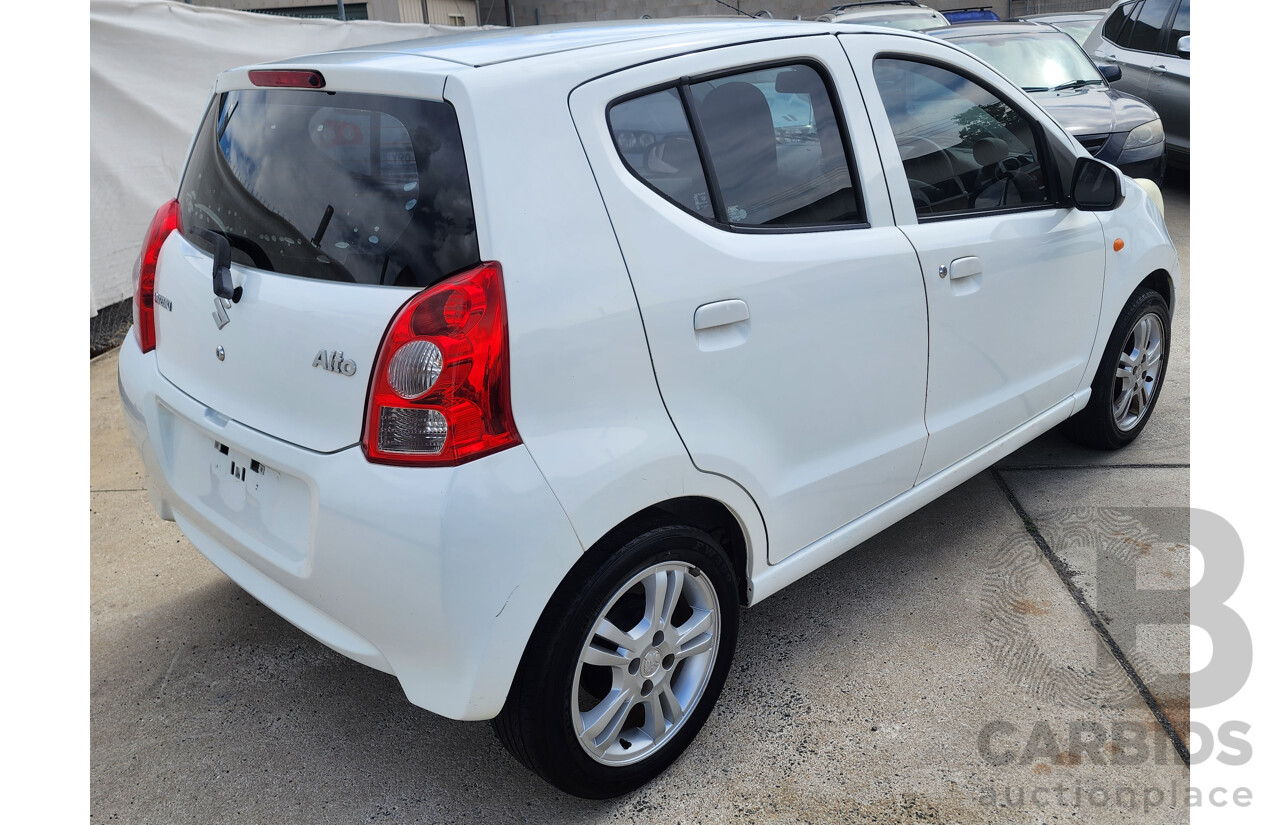 3/2011 Suzuki Alto GL GF 5d Hatchback White 1.0L