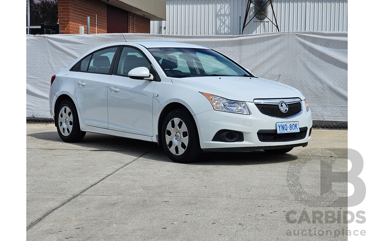 8/2011 Holden Cruze CD JH 4d Sedan White 1.8L